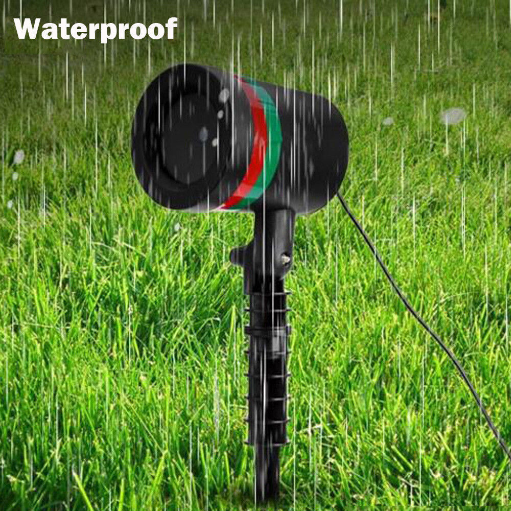 Waterproof Outdoor Projector Christmas Lights Laser Projection Light Xmas Lamps