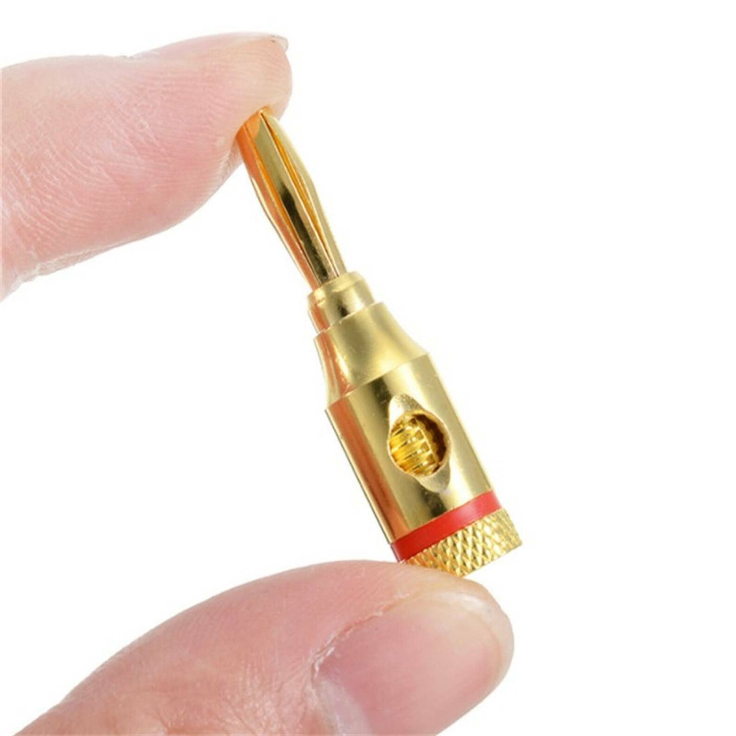 40PCS 4mm Banana Plug Gold Plated Musical Audio Speaker Cable Wire Connector