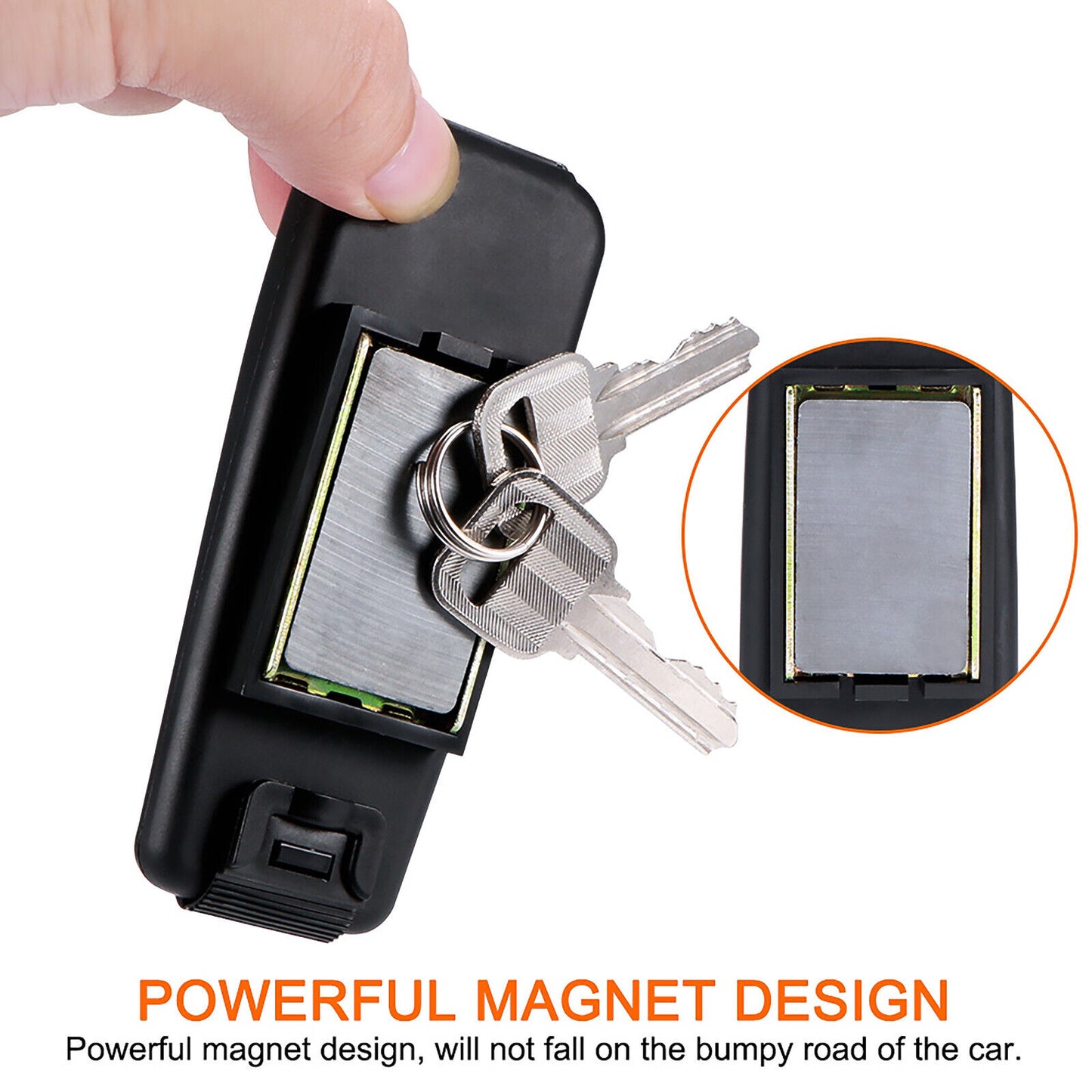 Key Magnetic Box Car Key Holder Box Powerful Magnetic Emergency Spare Key Boxes