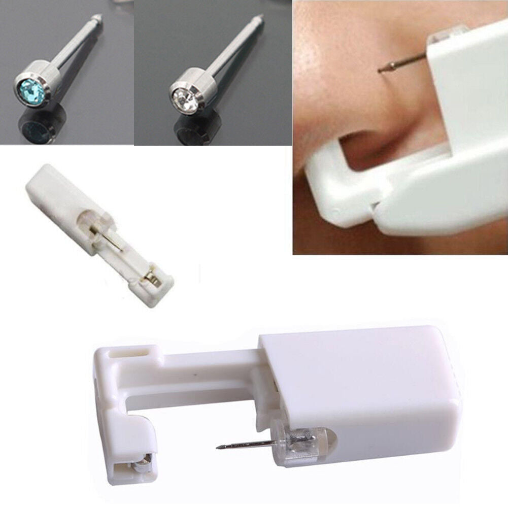 Disposable Body Nose Ears Piercing Gun Earring Machine Ear Stud Tools Men Women