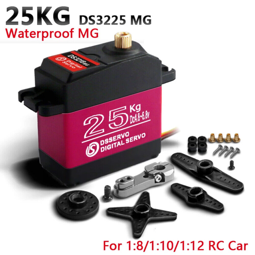 RC Servo DSSERVO DS3225 25KG Metal Gear High Torque Digital Servo Waterproof