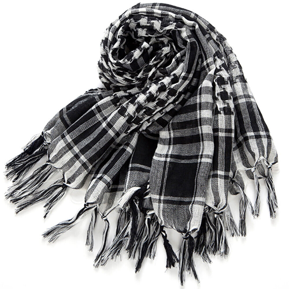 KeffIyeh Tactical Face Mask Shemagh Neck Scarf Palestine Military Arab ArmyKeffIyeh 战术面罩 Shemagh 围巾巴勒斯坦军事阿拉伯军队