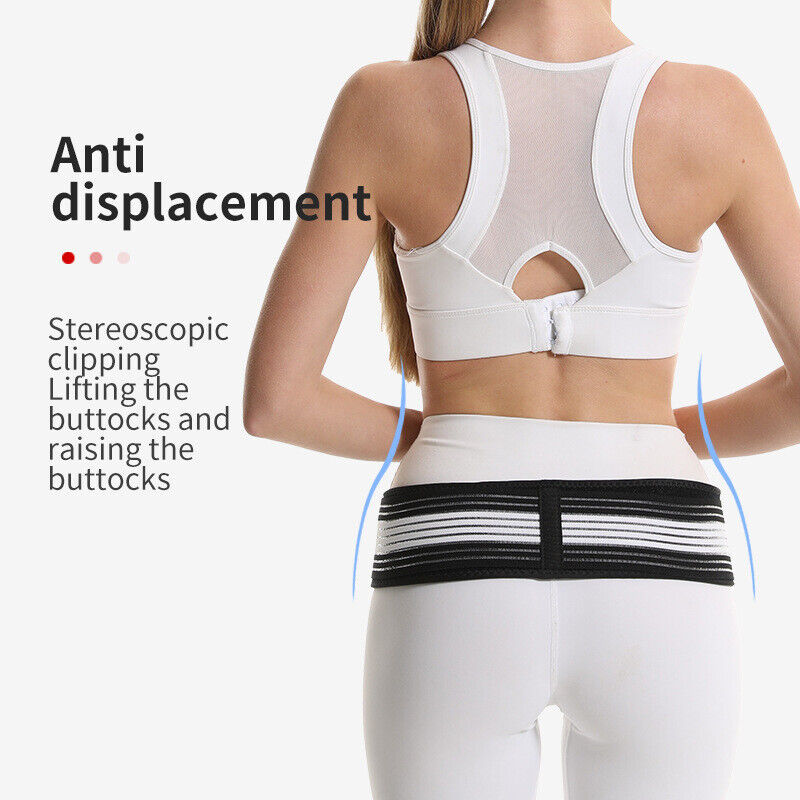 Sacroiliac Joint Hip Belt Lower Back Support Brace Sciatica Lumbar Pain Relief