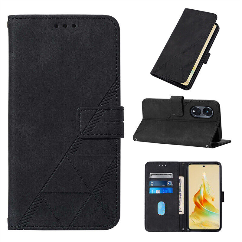 Retro Wallet Leather Case Flip Cover For Oppo A60 A79 A18 A38 A78 A17 A57 Reno11