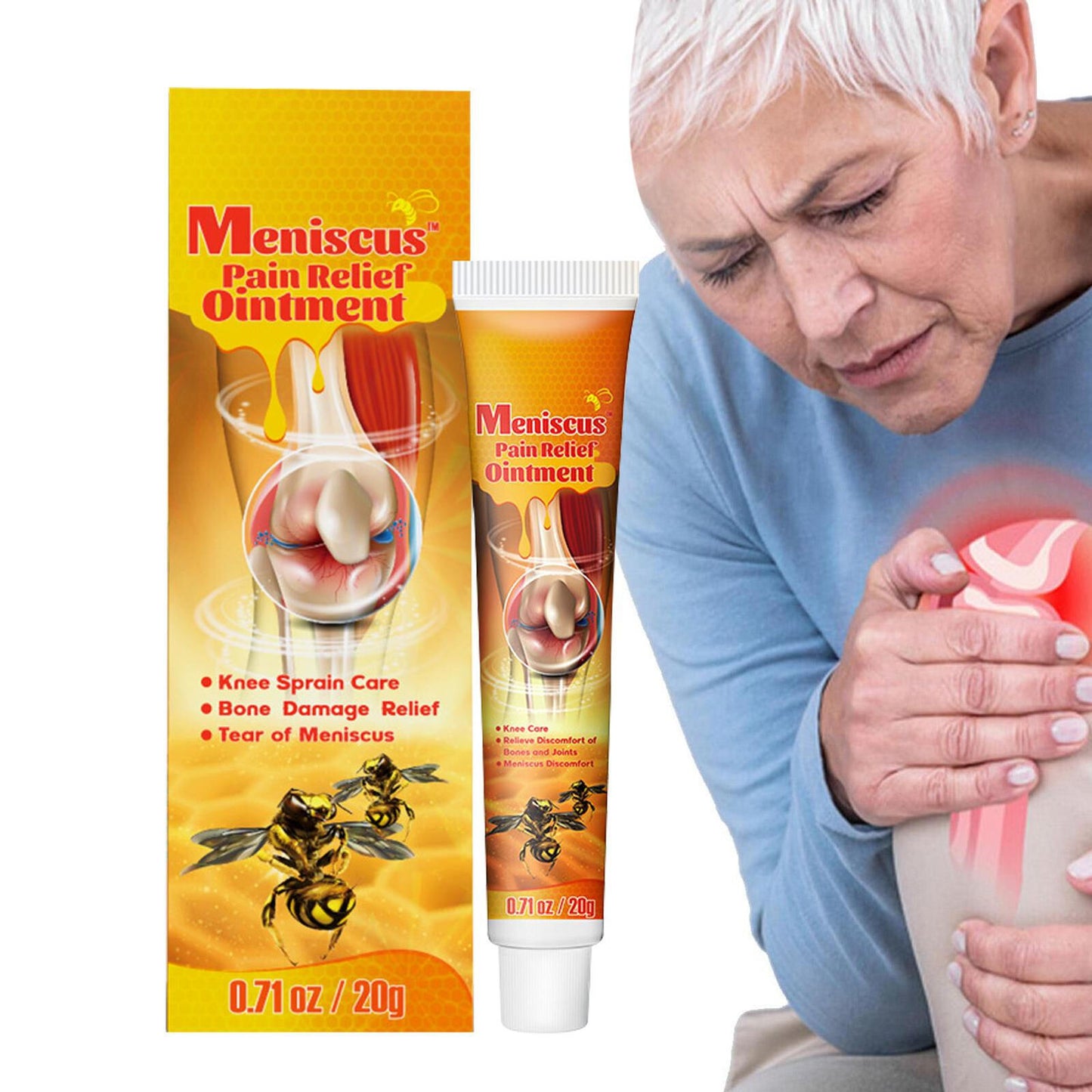 4X Bee Venom Professional Treatment Gel for Soothing Relief of Joint Pain