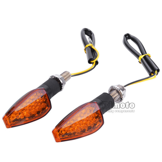 2X Motorcycle Indicators LED Turn Signal For Suzuki DRZ400 Flowing Water Light