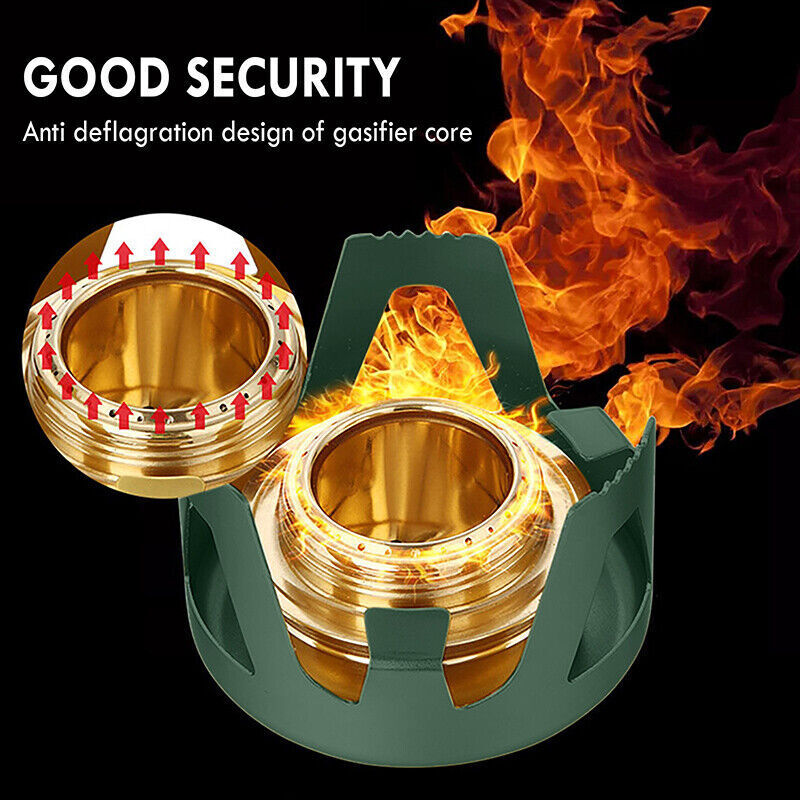 Mini Spirit Burner Alcohol Stove For Outdoor Hiking Camping Picnic Portable