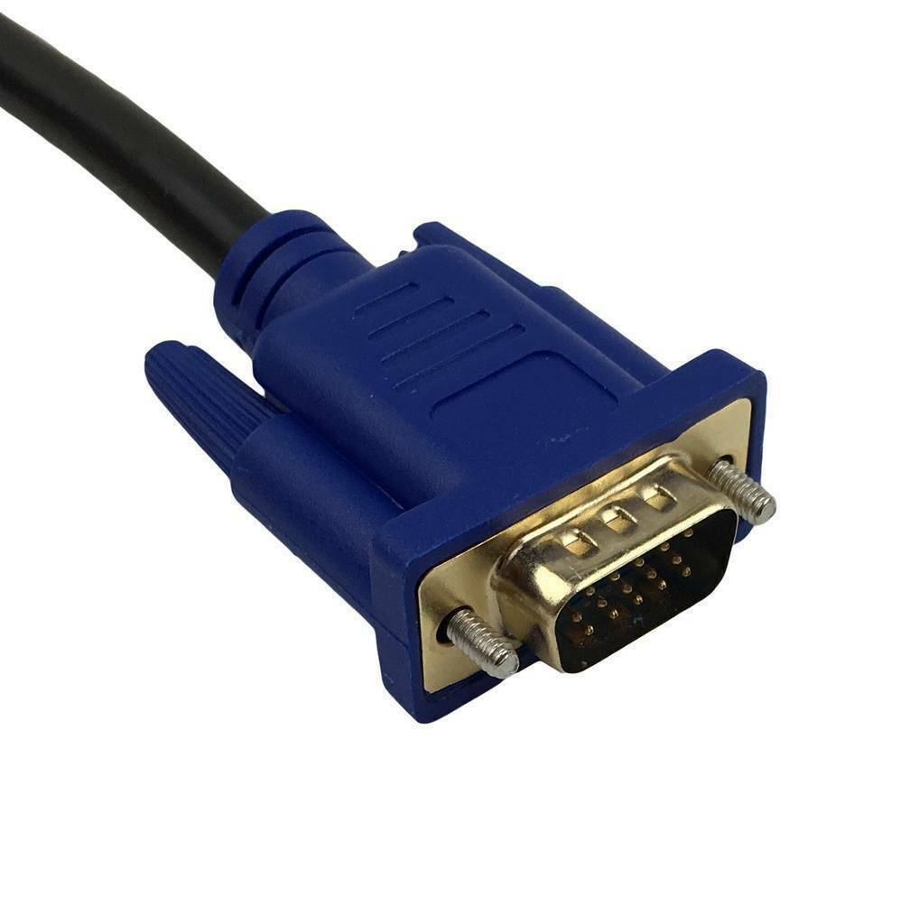 HDMI Male to VGA Male Cable Adapter Monitor Lead HD 15Pin 1080P Converter Laptop