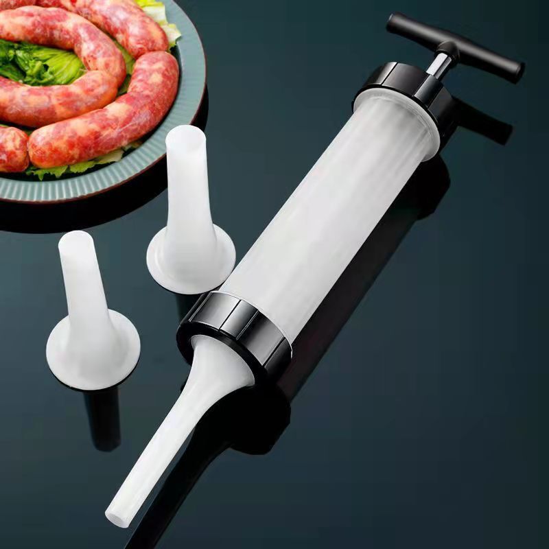 Sausage Machine Meat Filler Stuffer Salami Maker Funnel Hand Operated