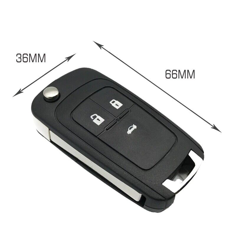 3 Button for Holden Barina Cruze Trax Remote Flip Key Shell Case /Enclosure