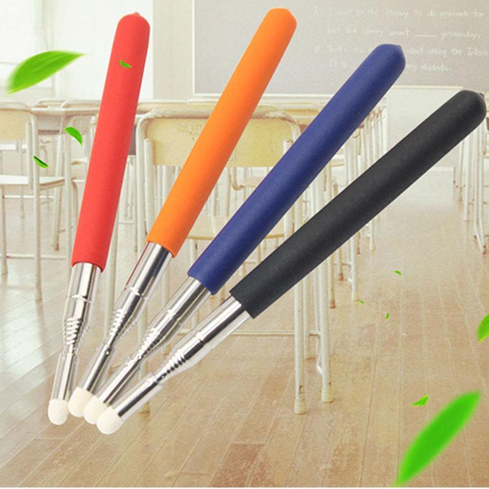 Professional Teachers Pointer Stick Whiteboard Pen Felt Head Stainless Steel