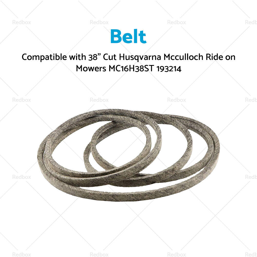 Belt Suitable For 38" Cut Husqvarna Mcculloch Ride on Mowers MC16H38ST 193214