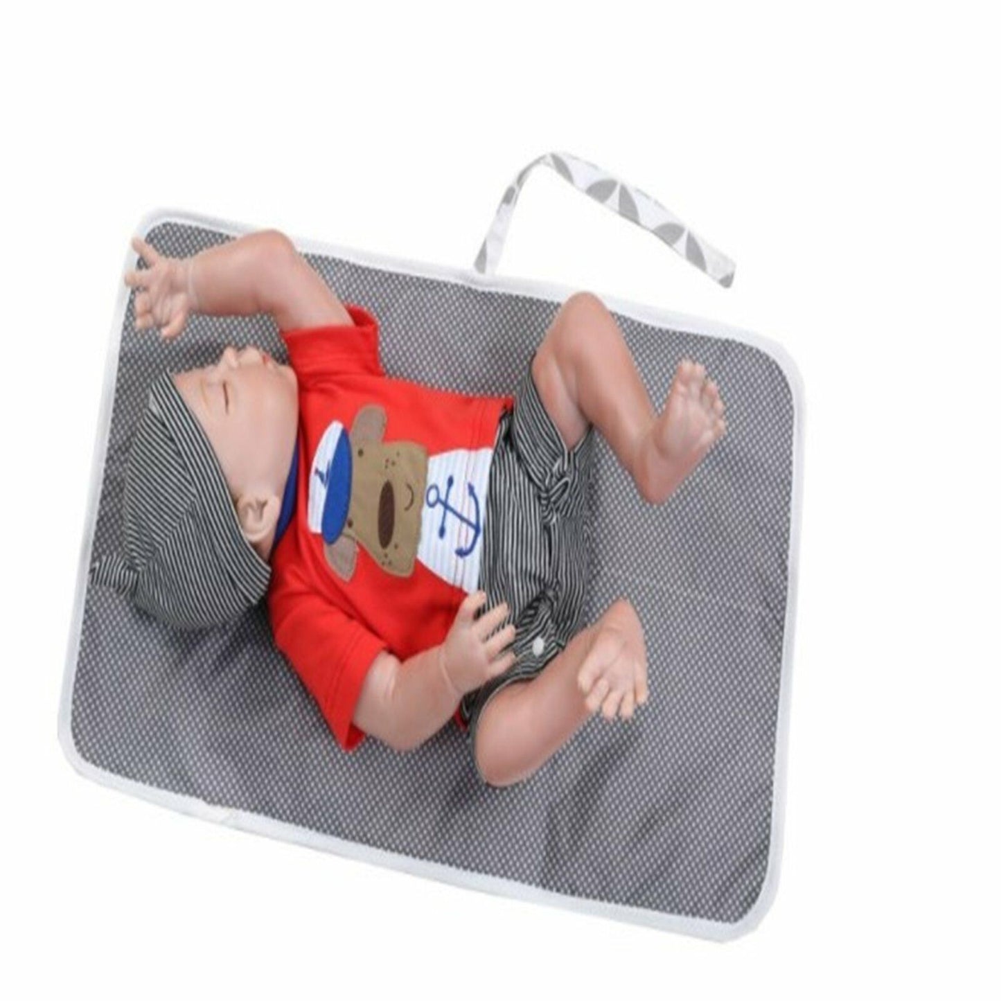 Baby Change Mat Portable Waterproof Reusable Nappy Diaper Changing Pad Pram Bag