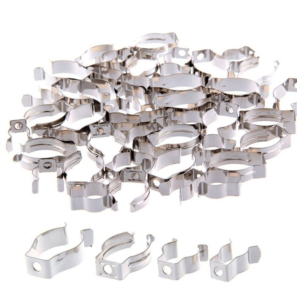 48PCS Tool Spring Terry Clips Heavy Duty Tool Storage Hangers For Storage 4 Size