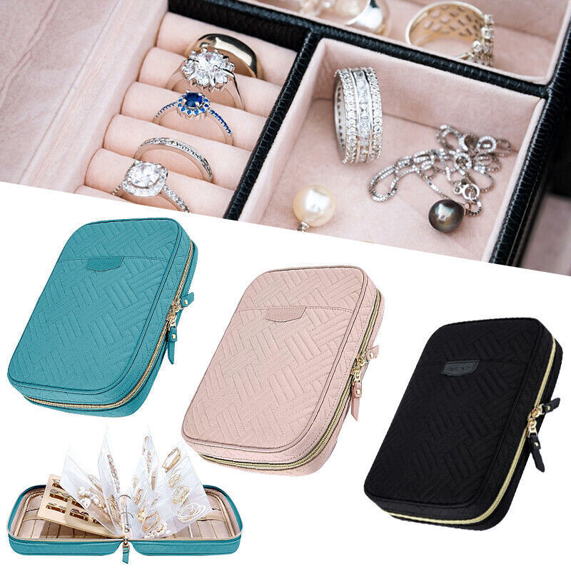 Portable Jewellery Box Travel Boxes Jewelry Ornaments Storage Case Organizer New