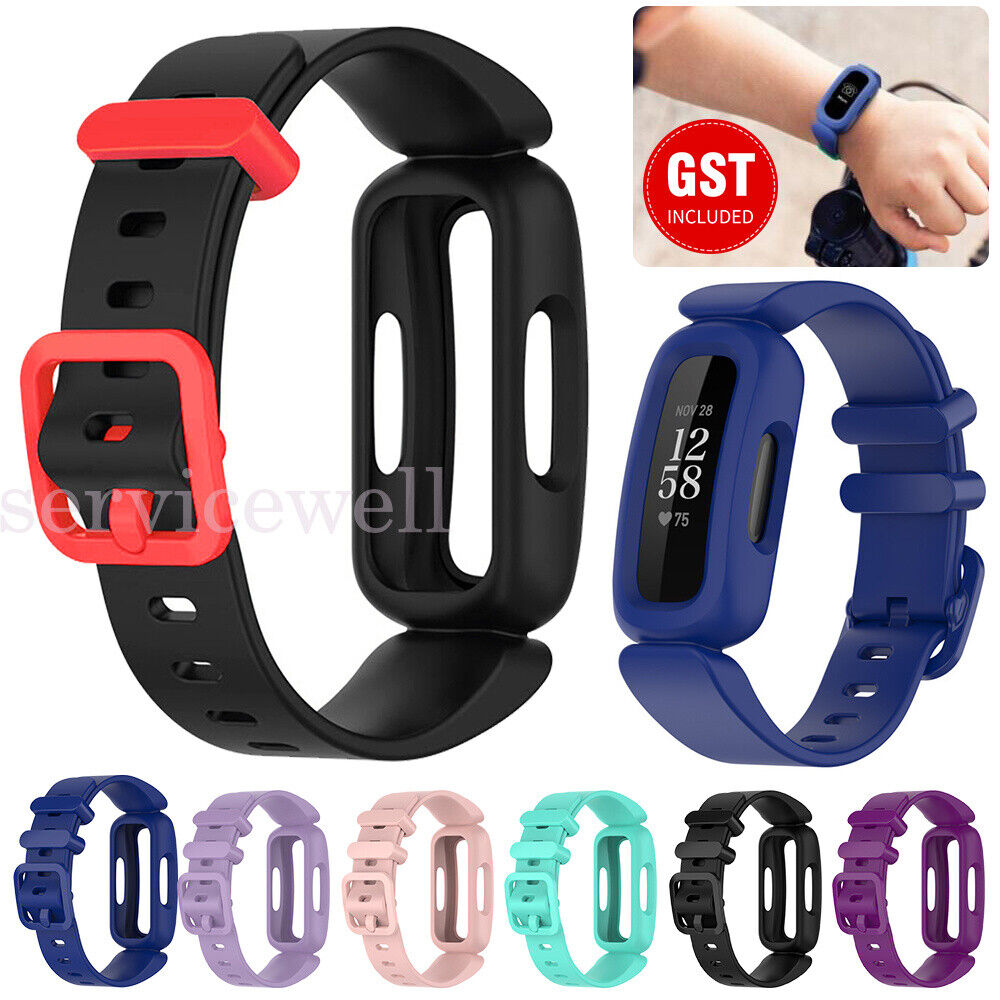 Kids Silicone Replacement Wristband Watch Band Strap For Fitbit Ace 3 Inspire 2