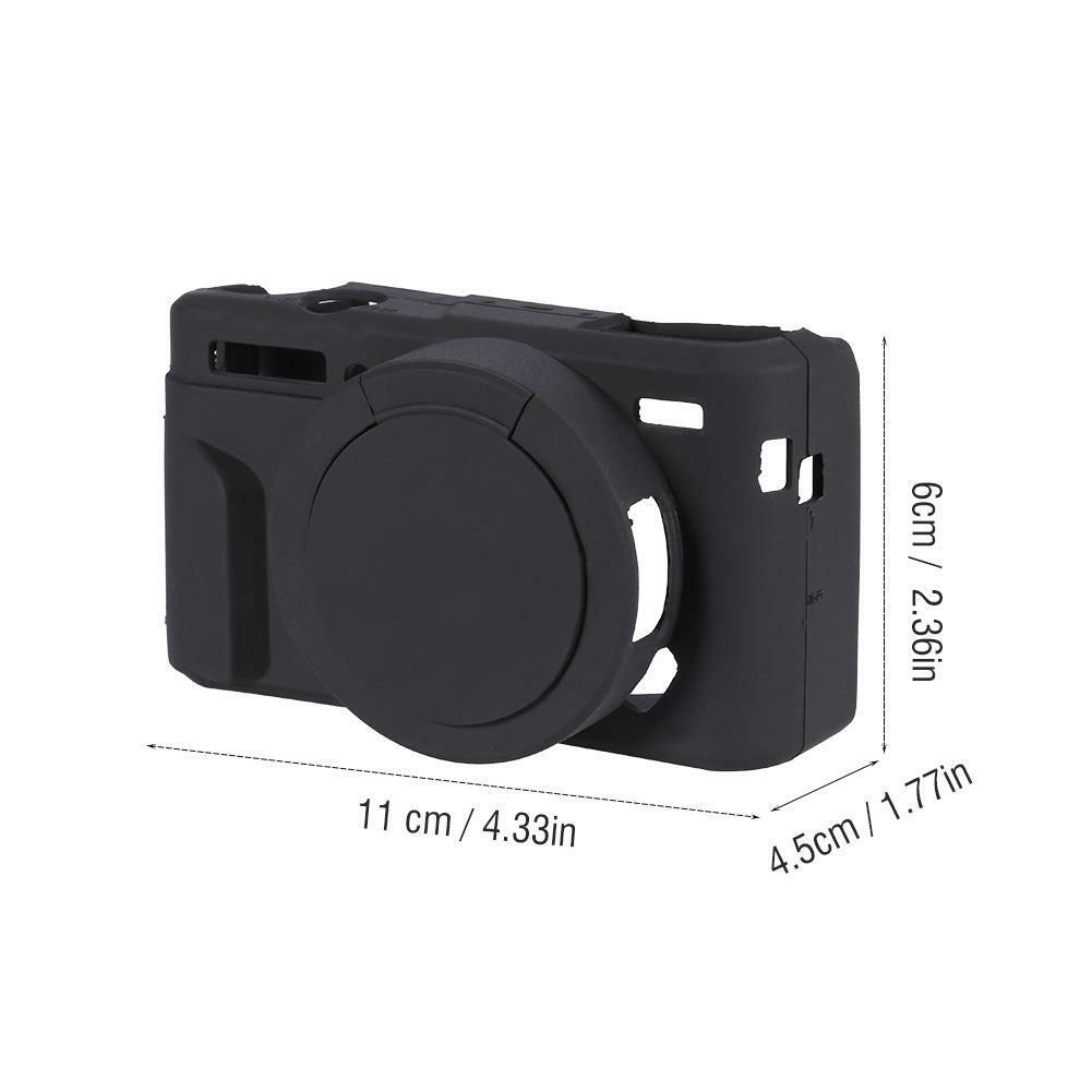 Silicone Camera Case Cage Protector Cover Accessory for Canon G7XII /G7X Mark II