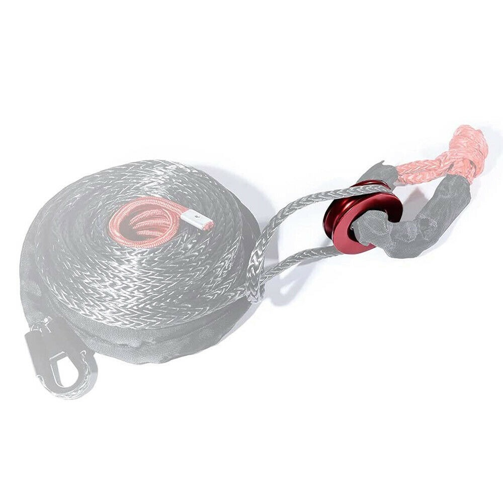 Recovery Ring Snatch Ring Block Pulley 41000lbs Soft Shackle Winch Rope Off Road