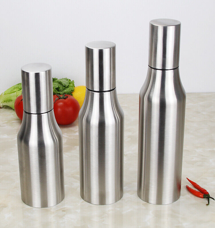 500-1000ml Stainless Steel Oil Dispenser Olive Vinegar Kitchen Tool Oil Bottle