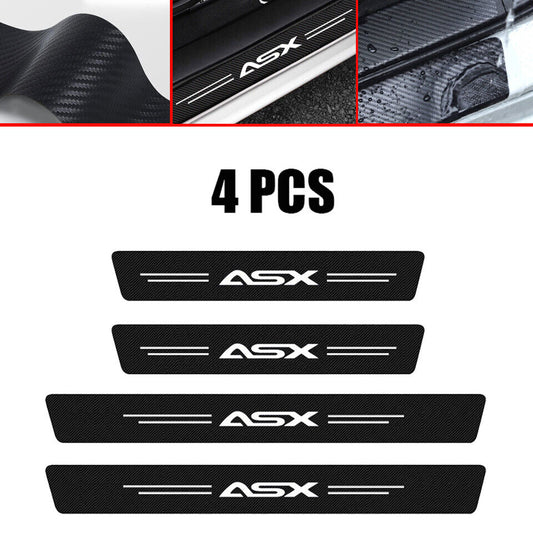 4X For Mitsubishi ASX Accessories Door Sill Plate Protector Cover Anti Scratch