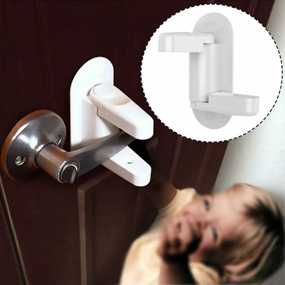 Safety Tools And Door Lever Lock Handles Child Adhesive Proof Doors Y1