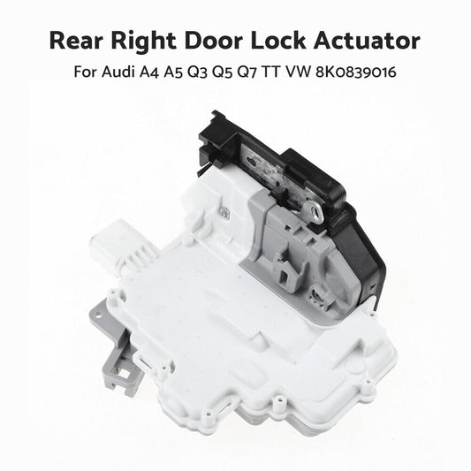 Door Lock Mechanism Actuator Rear Right Fit Audi A4 A5 Q3 Q5 Q7 TT VW 8K0839016