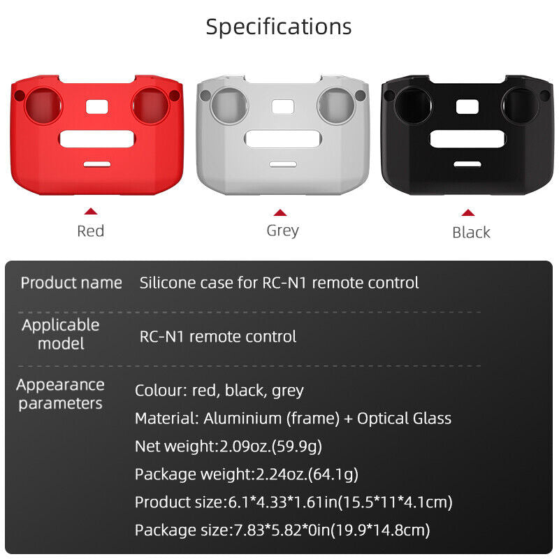 Silicone Sleeve Protective Cover Anti-Scratch For Dji Rc-N1 Remote Controller