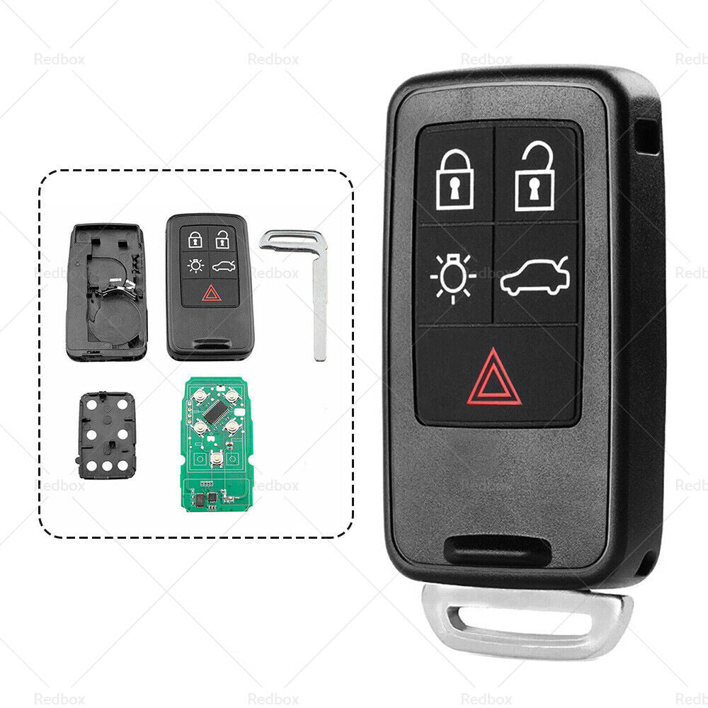 Remote Car Key Fob Entry KR55WK49264 Suitable For Volvo 10-17 XC60 / 08-16 XC70