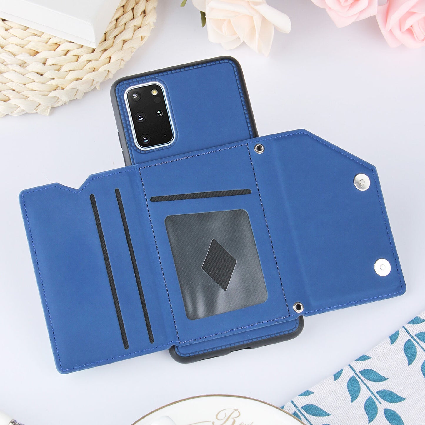 For OPPO A58 4G A78 4G/5G A38 A18 A57 Back Card Slot Wallet Case Leather Cover