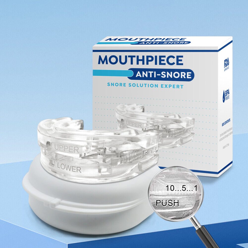 Snoring Mouth Guard Mouthpiece Anti Snore Sleep Aid Bruxism Apnea Teeth