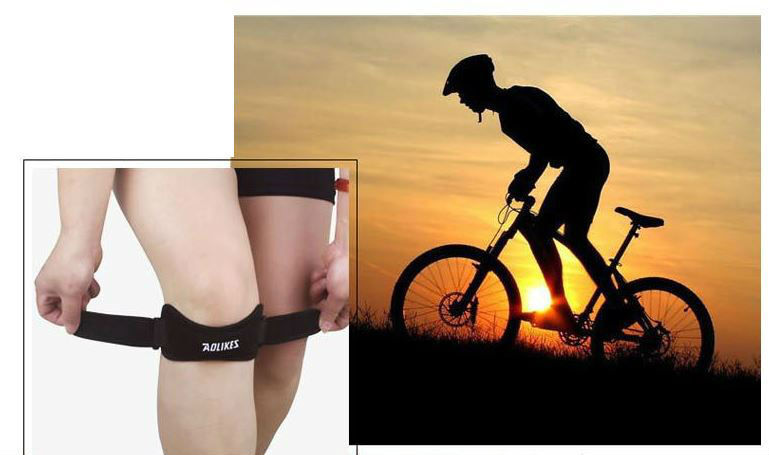 Knee Strap Brace Patella Tendon Support Protector Jumper Silicone Running Sport