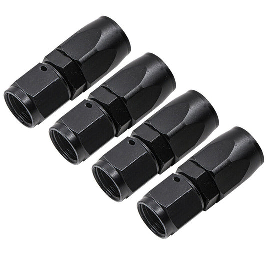 4Pcs AN6 Swivel Hose End Aluminum Alloy Anodized Hose Fitting End Reusable WaIne