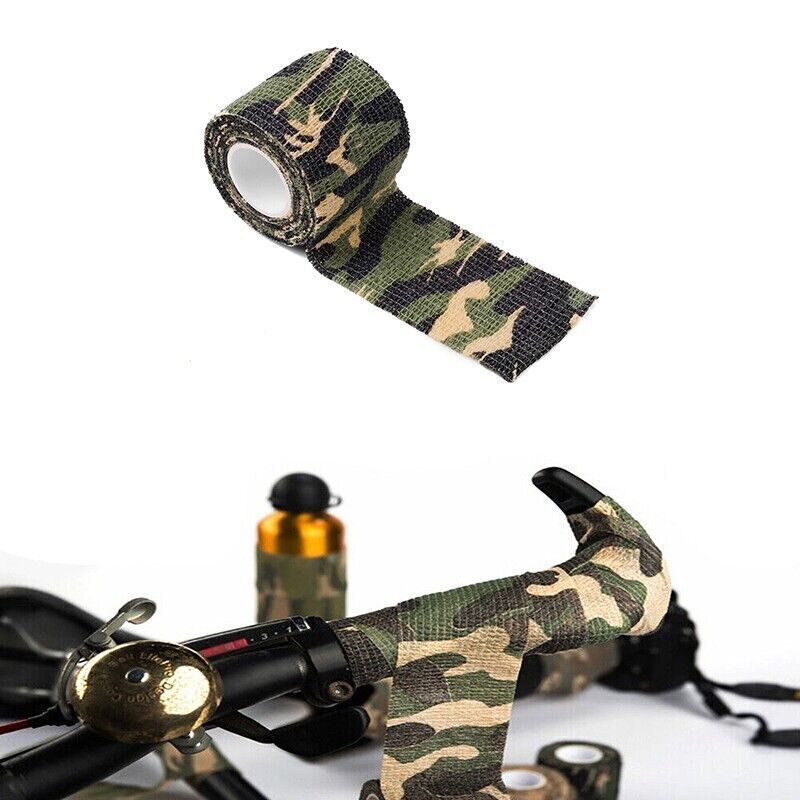 4 Roll Tape Army Camo Wrap Rifle Gun Shooting Hunting Camouflage Stealth Webbing