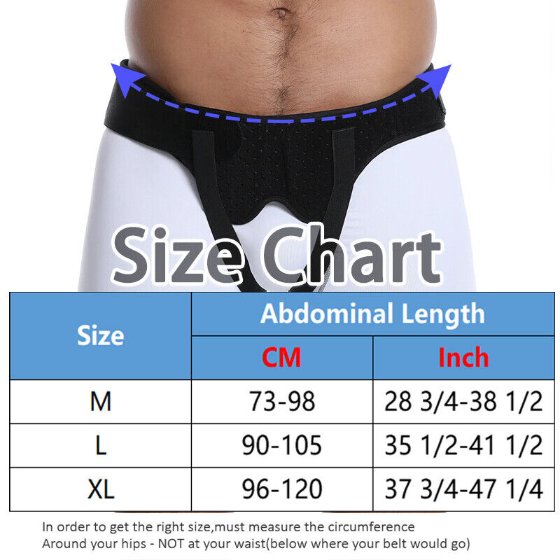 Men Hernia Support Belt Truss Brace Sports Inguinal Groin Hernia Pain Relief