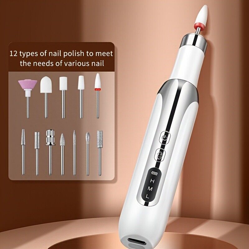 Professional Electric Nail File Drill Manicure Tool Pedicure Machine Set Kit