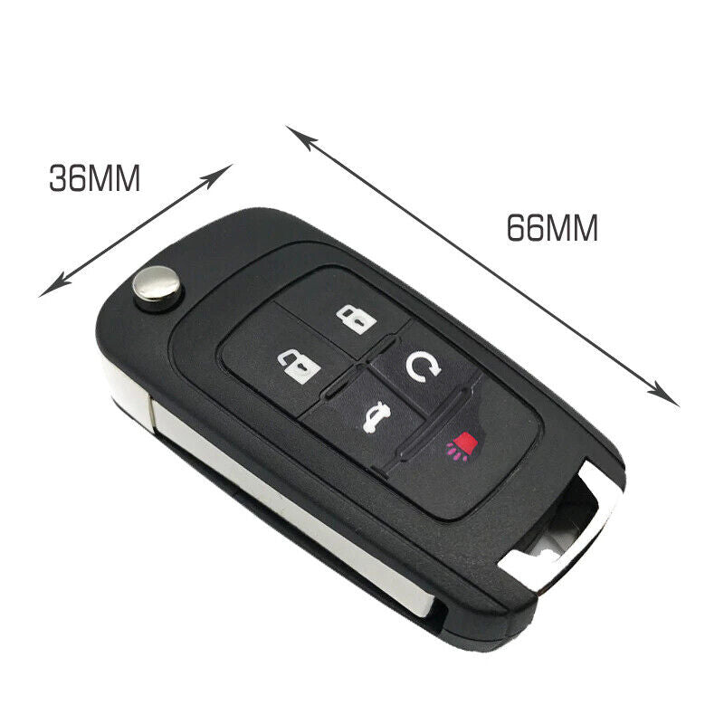 5 Button Fit for HOLDEN COMMODORE VF Remote Flip Key Blank Shell/Case/Enclosure