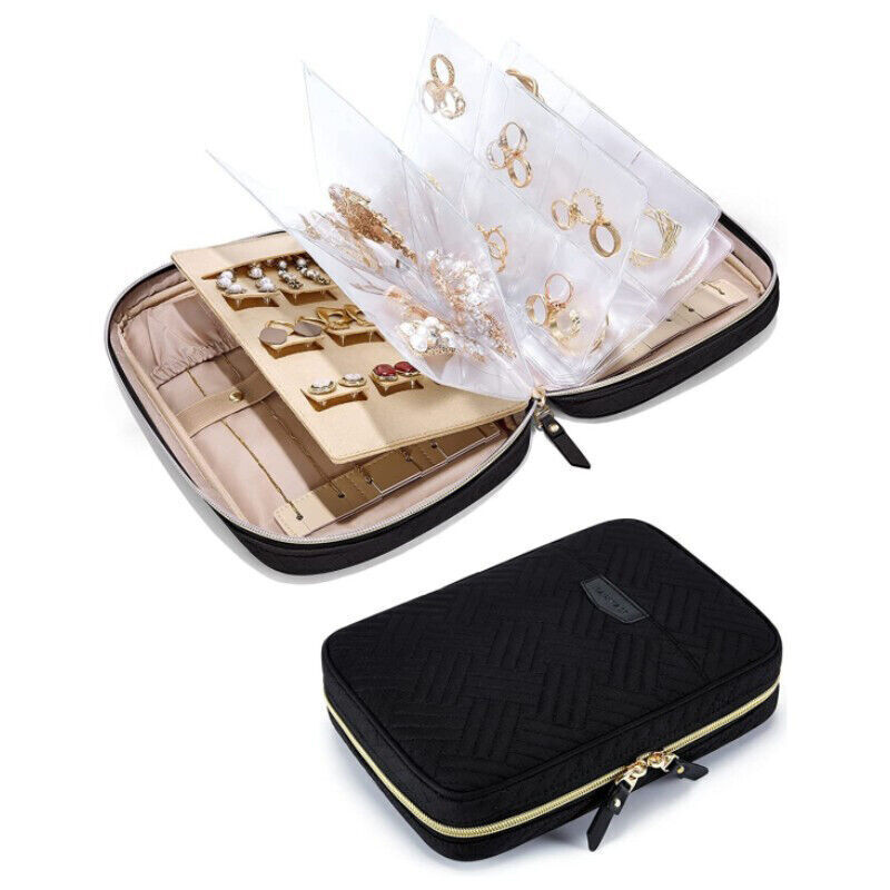 Portable Jewellery Box Travel Boxes Jewelry Ornaments Storage Case Organizer New