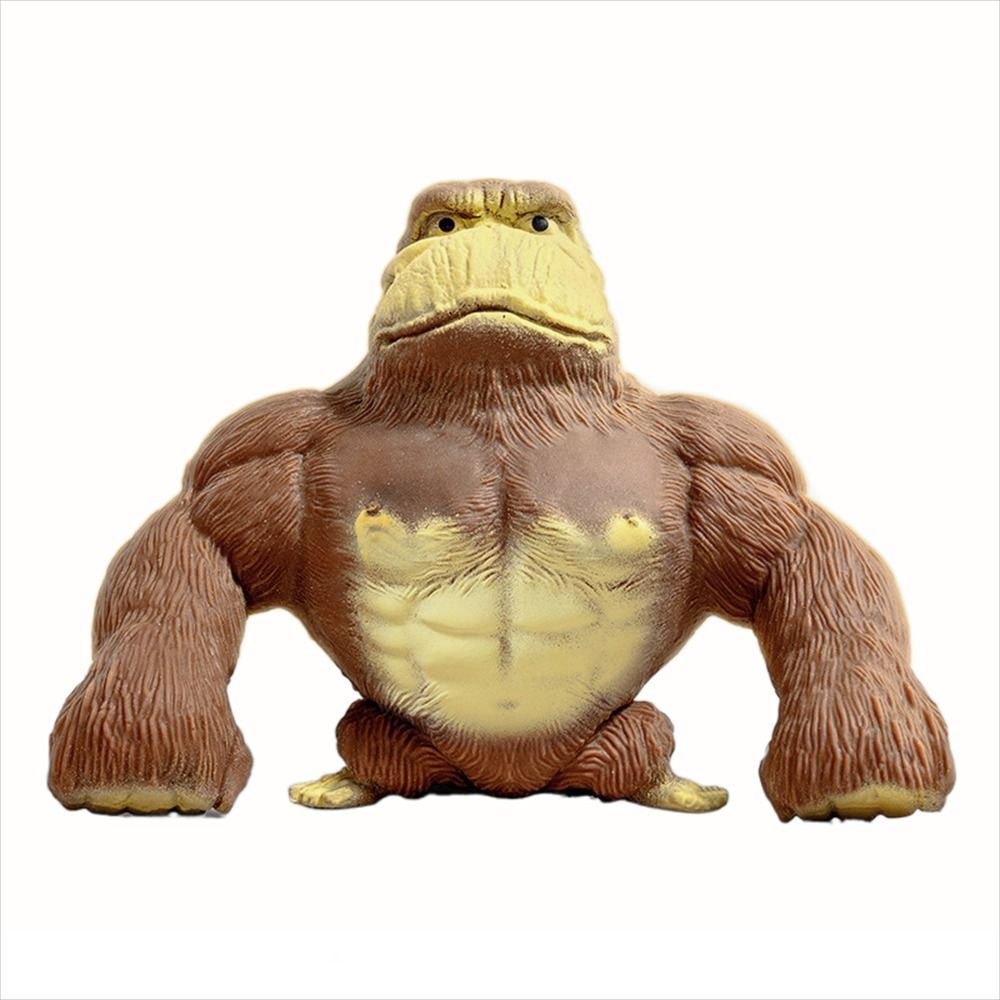 Simulation Gorilla Ape Stretchy Squish Antistress Squeeze Elastic Monkey Toys