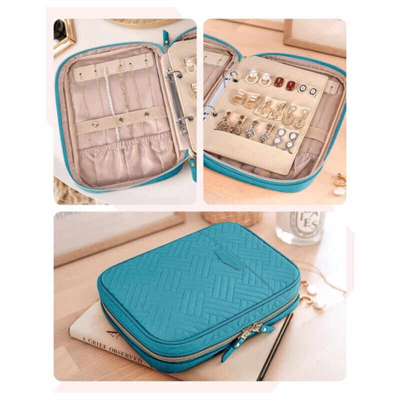 Portable Jewellery Box Travel Boxes Jewelry Ornaments Storage Case Organizer New