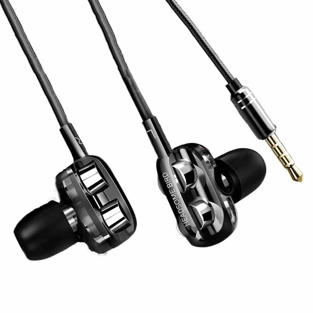 with Mic Wired Headphone in Ear 3.5mm Earphone Wired Headset Gaming