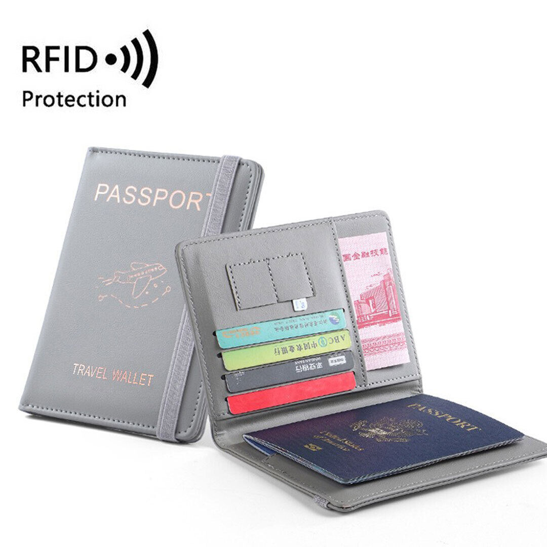 RFID Passport Cover Holder Wallet Case Organiser Travel Accessories Sleeve