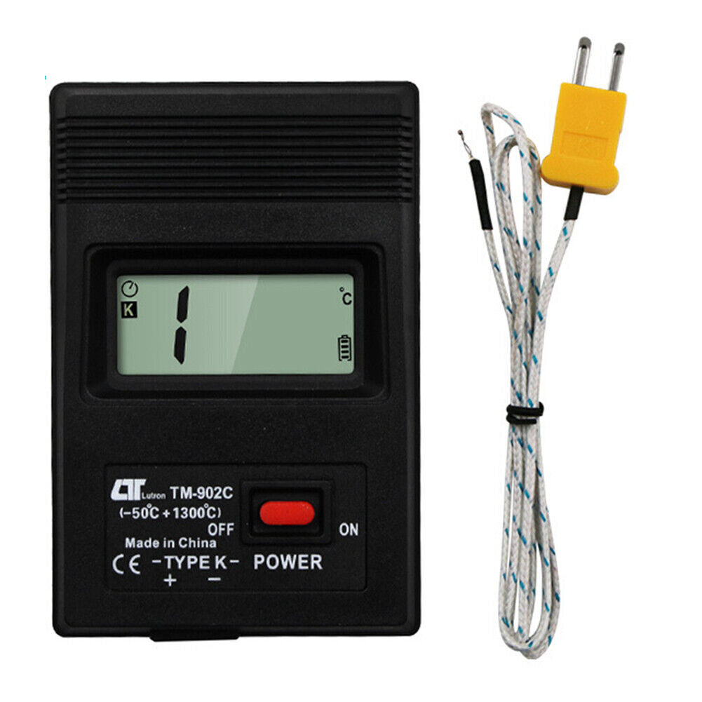 TM-902C Digital K Type LCD Thermometer Thermodetector Meter + Thermocouple