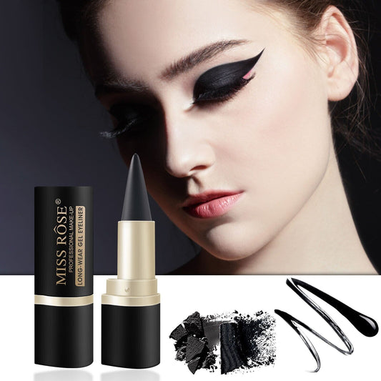 Women's Long Wear Black Gel Eyeliner Pencil Waterproof Anti-Smudge Eyeliner Pen