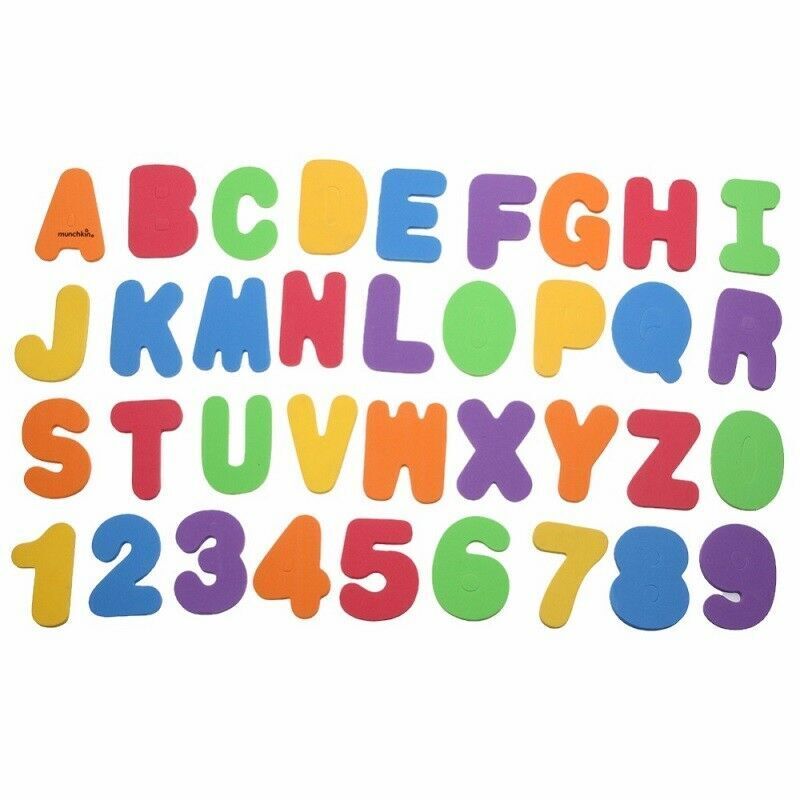 36pcs Children Education Alphabet Learning Toy Bath Tub Foam Letters Numbers Set