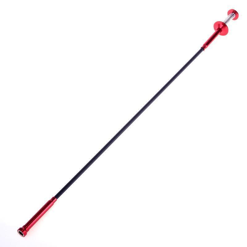 Red Flexible Pick Up Tool With Magnet 4 Claw Magnetic Long Spring Grabber 60cm