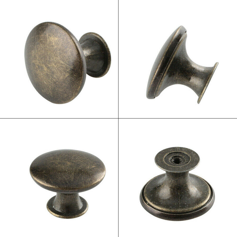 10PCS Kitchen Knobs Cabinet Pulls Handles Cupboard Drawer Door Retro Furniture