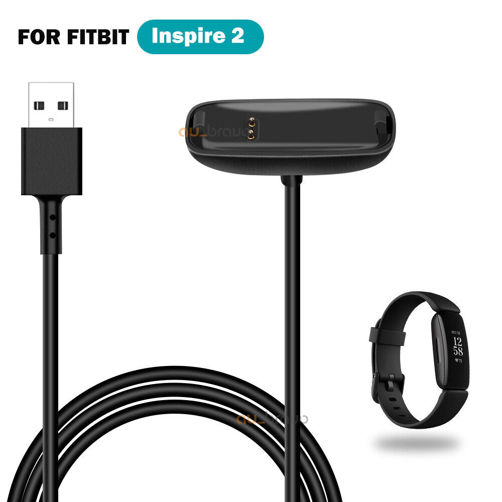 For Fitbit Luxe/ Versa 3/ Sense/ Inspire 2 3/ ACE 3 USB Charger Cable Charging