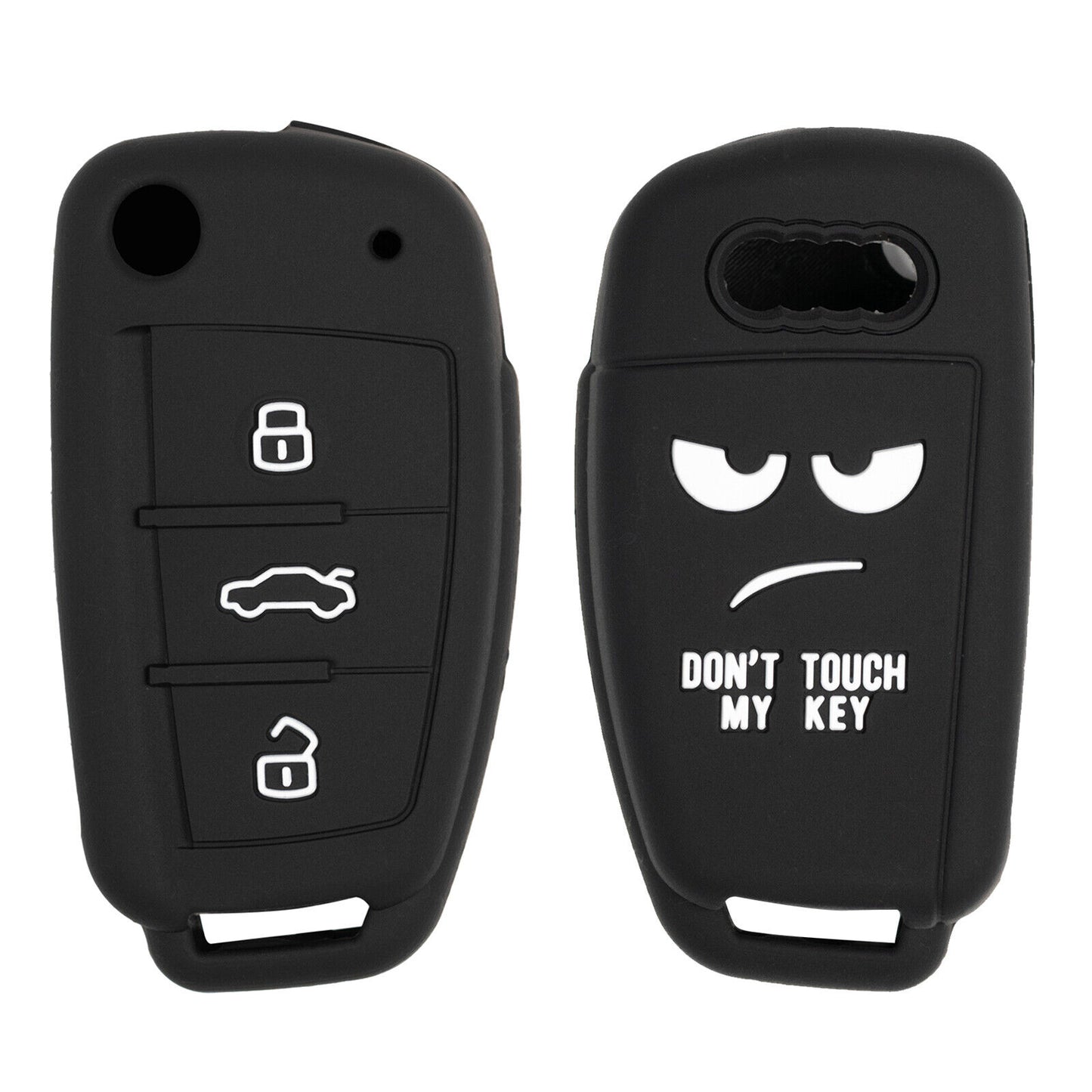 For Audi A1 S1 A2 A3 S3 A5 A6 A8 S6 Silicone Key Cover Shell Remote Fob Case