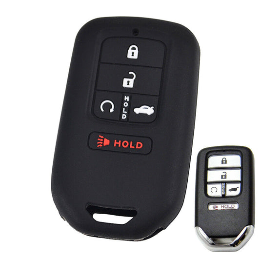 Silicone Key Case Cover For Honda Civic, Accord CR- V Pilot HR-V 2019 Fob Holder