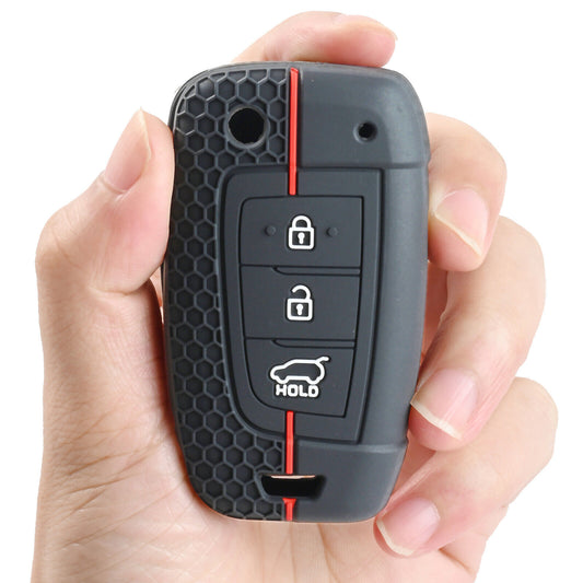 3 Buttons Remote Key Case Cover Shell For Hyundai Accent Elantra Verna Solaris